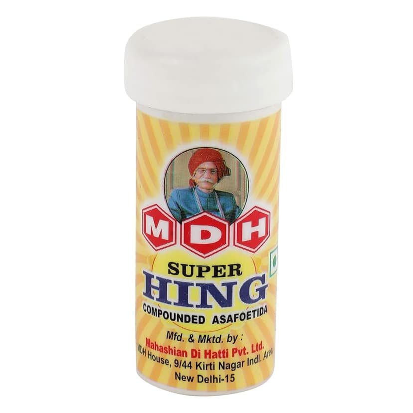 Mdh Powdered Spices Super Compounded Asafoetida (Hing) - 10 G
