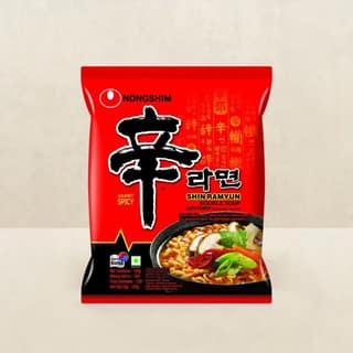 Korean Nongshim Shin Ramyun Noodle Soup Veg