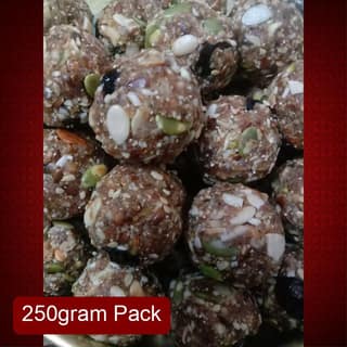 Samarth Khajoor Dry Fruit & Mixed Seeds Ladoo (250g) | Sugar-Free Energy Balls | High Protein Snack