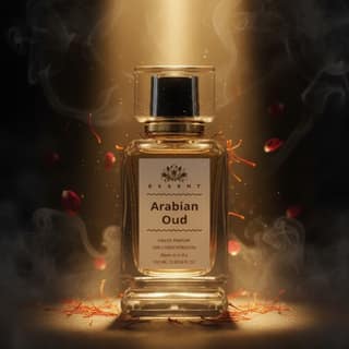 Essent Perfumes Arabian Oud Eau de Parfum (EDP) – Intense Oud Woody Long Lasting Perfume – Unisex Fragrance