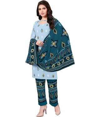 shree jeenmata collection Rayon Kurti With Pants - Stitched Suit Single