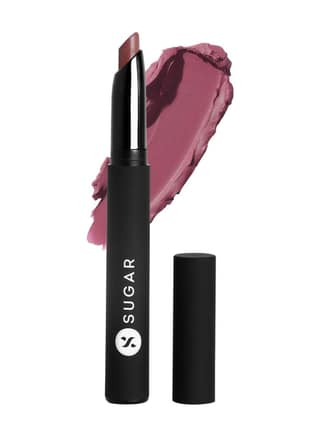 SUGAR Cosmetics Matte Attack Transferproof Lipstick - 07 Peachwood Mac (Peach Pink)