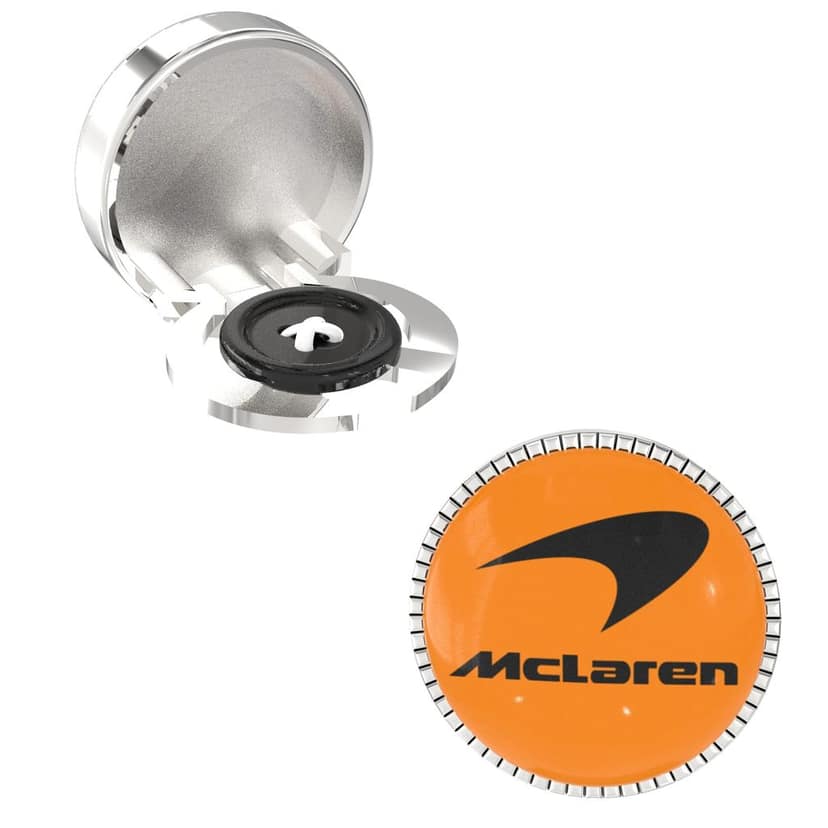 The Smart Buttons - Shirt Button Cover Cufflinks for Men - McLaren Style