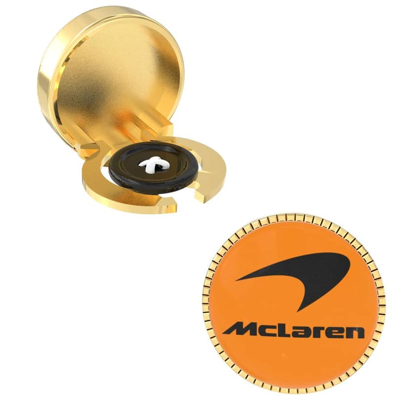 The Smart Buttons - Shirt Button Cover Cufflinks for Men - McLaren Style view 7