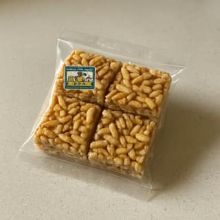 Babulal Putel Angadi's puffed rice chikki