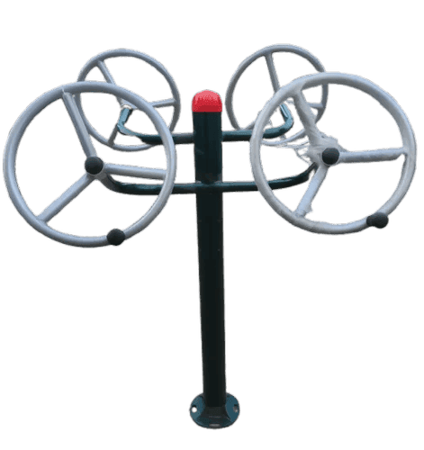 Commercial Outdoor Fitness Equipment Waist Twister Machine view 2