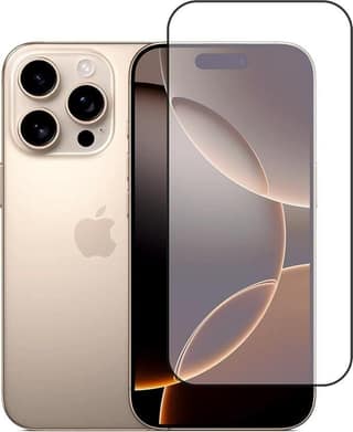 PLUGTECH Advanced Tempered Glass With Anti-Explosion 9H Hardness Edge-To-Edge Coverage Screen Guard for iPhone 16PRO MAX