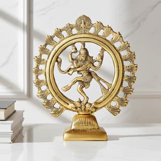 Aluminium Showpiece Nataraja Statue (ASMAS247 G)