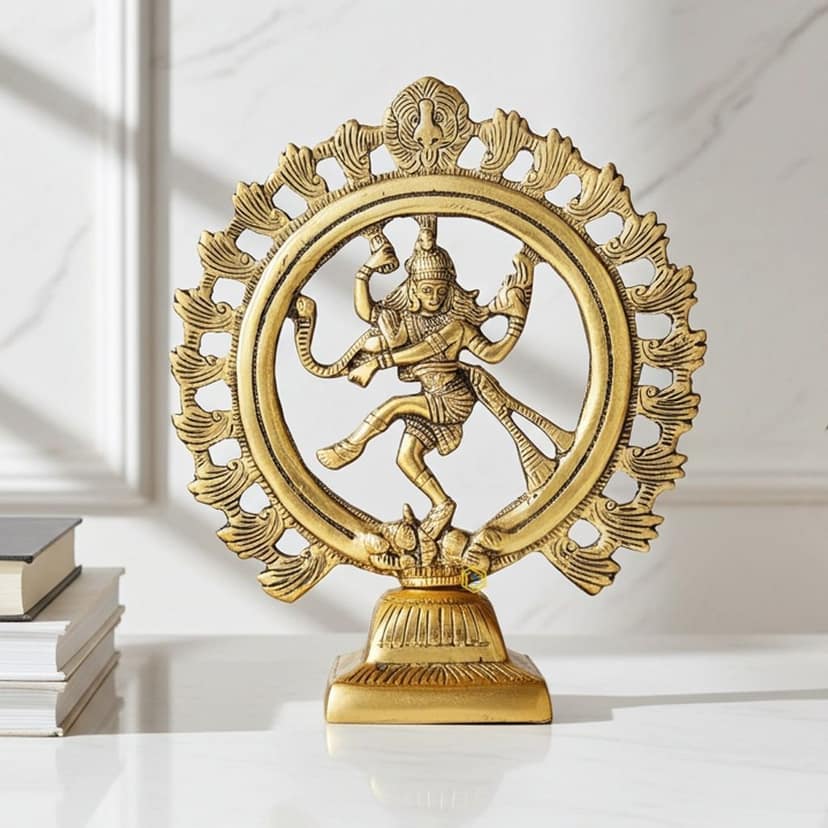 Aluminium Showpiece Nataraja Statue (ASMAS247 G)