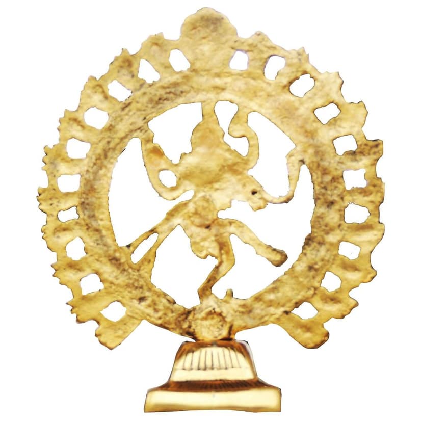 Aluminium Showpiece Nataraja Statue (ASMAS247 G) view 3