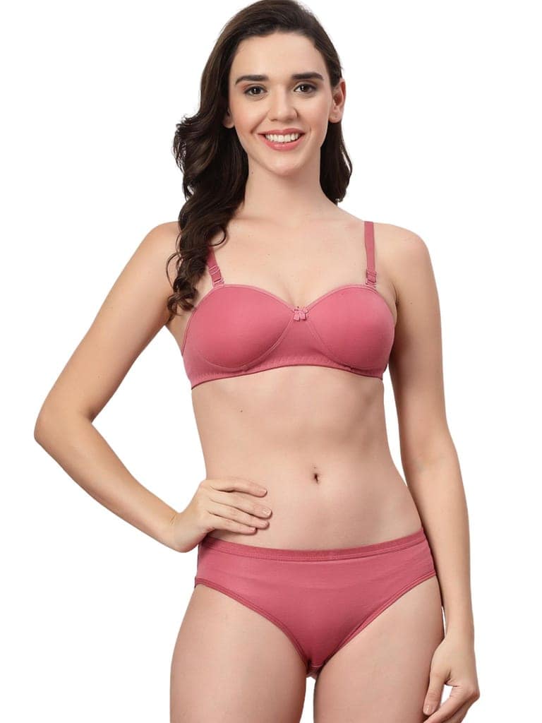 ADORNSTAR Branded Women's Lightly Padded Bra Panty Set | Lingerie Set for Women | Padded | Designer Honeymoon Hot Sexy Wedding Set