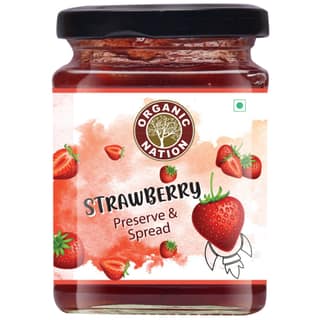 Foodsbay India Strawberry Conserve Premium Fruit Preserve 340 g