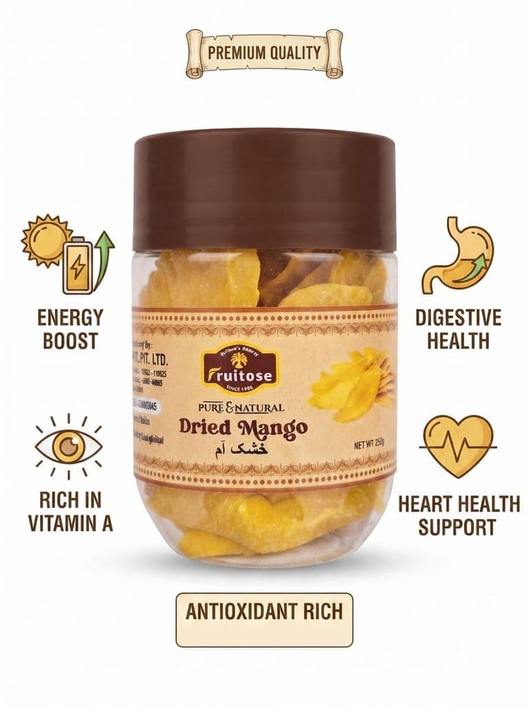 Fruitose Pure & Natural Dried Mango 250g view 2