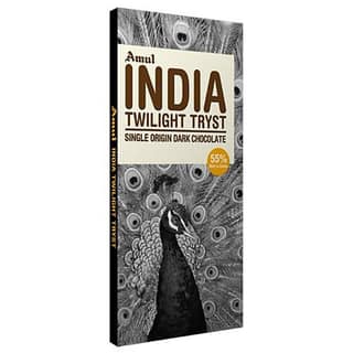 Amul India Twilight Tryst Single Origin Dark Chocolate Bars, 125 gm