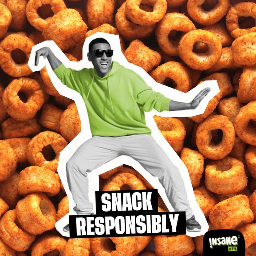 Insane Fit Protein Puffs | Jalapeno Lime 60g x 4 | Plant Protein | Roasted | Probiotics & Fibre | No Vegetable Oil view 6