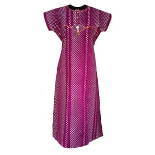 Somya pure cotton red colour capsul print xl size women cotton nighty