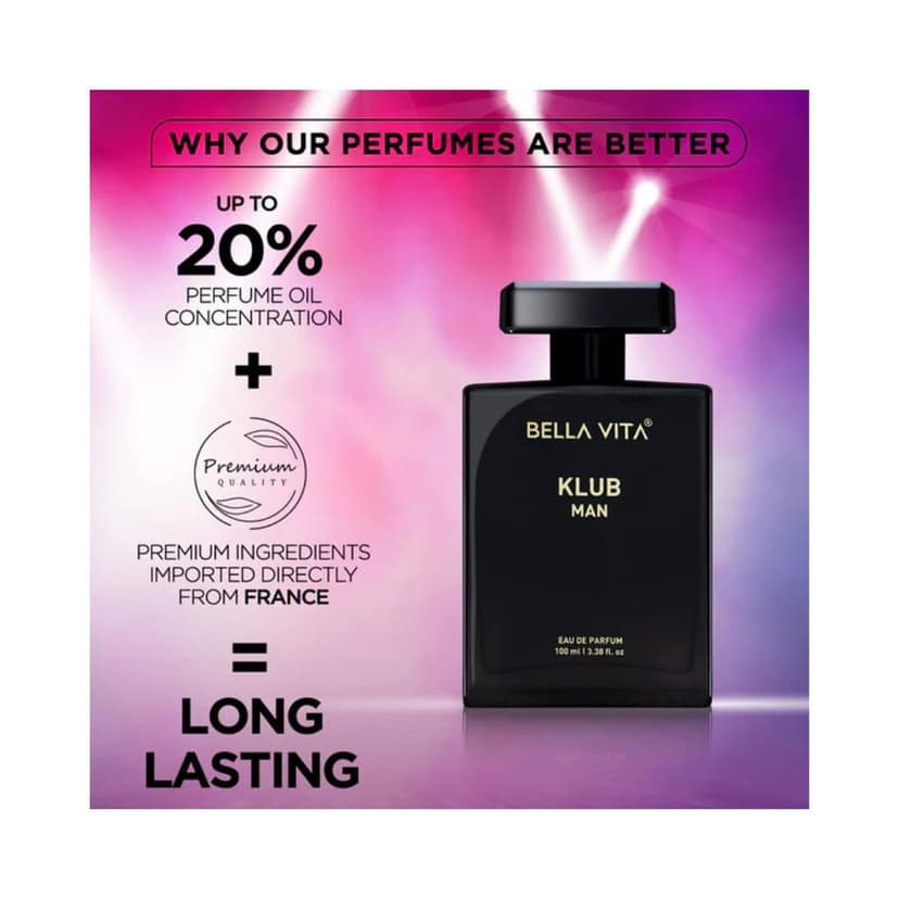 BELLAVITA KLUB MEN PERFUME 100ML view 3