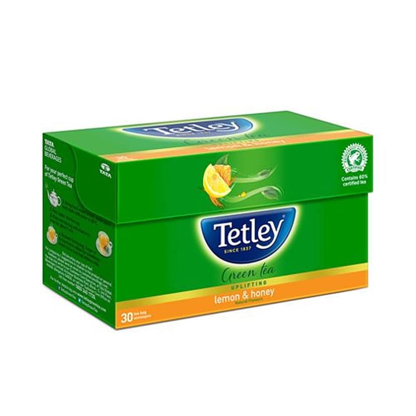Tetley Green Tea - Lemon & Honey, 45 G (30 Bags X 1.5 G Each) view 2