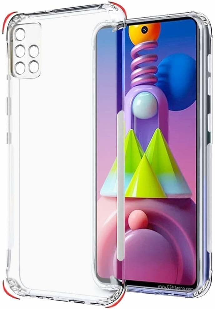 PLUGTECH TPU Ultra Hybrid Clear Camera Protection Back Cover Case for Samsung M51