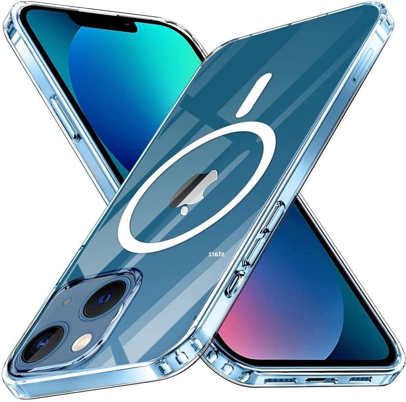 Faircost Thermoplastic Polyurethane Magnetic Back Cover for iPhone 13 - MagSafe Compatible (Clear Transparent)