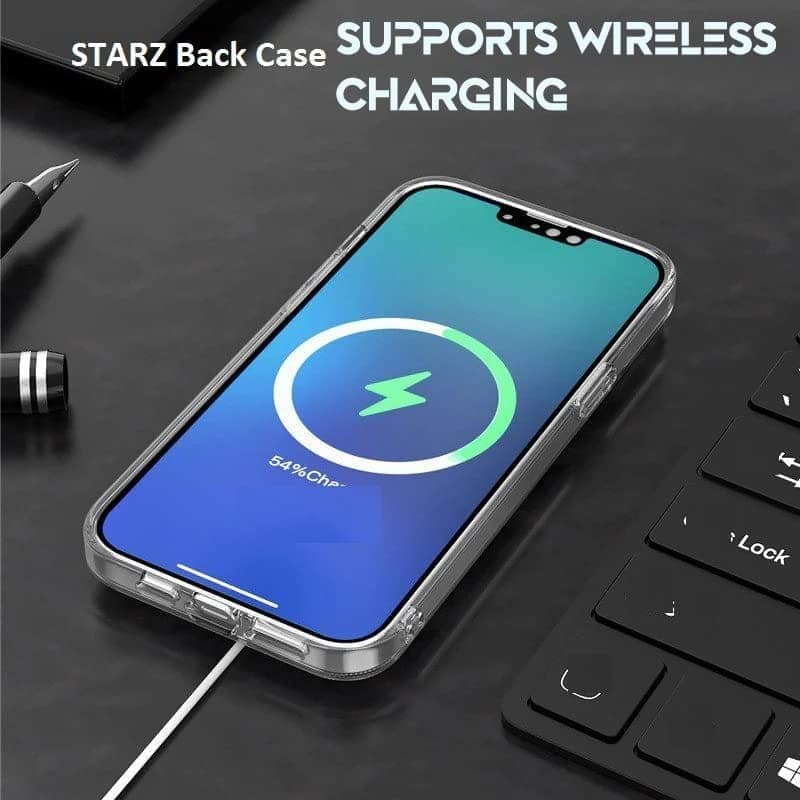 Faircost Thermoplastic Polyurethane Magnetic Back Cover for iPhone 13 - MagSafe Compatible (Clear Transparent) view 3