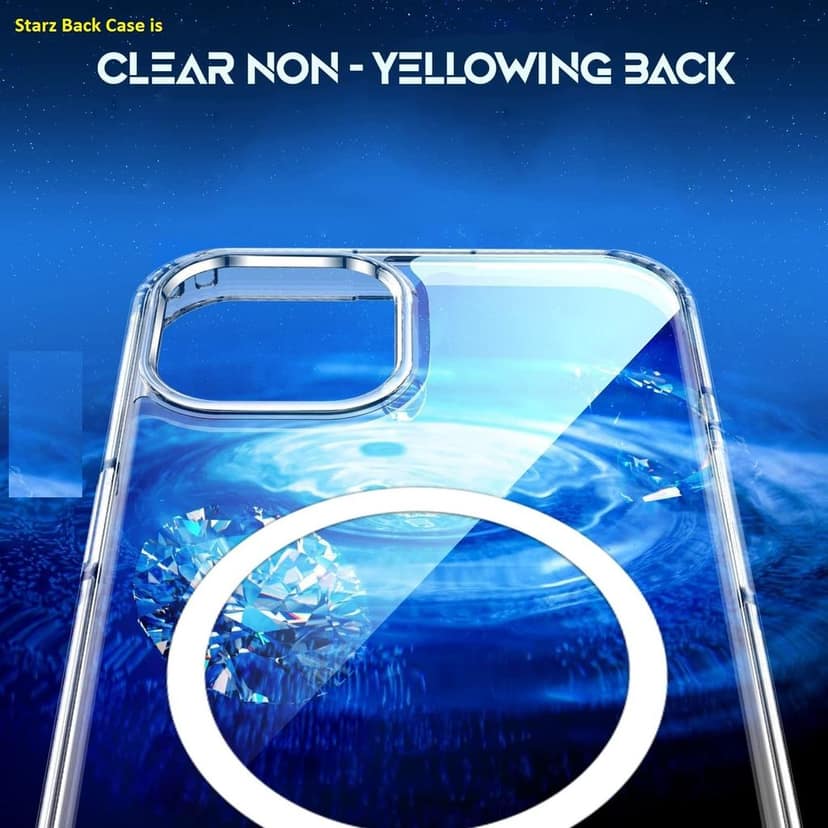 Faircost Thermoplastic Polyurethane Magnetic Back Cover for iPhone 13 - MagSafe Compatible (Clear Transparent) view 5
