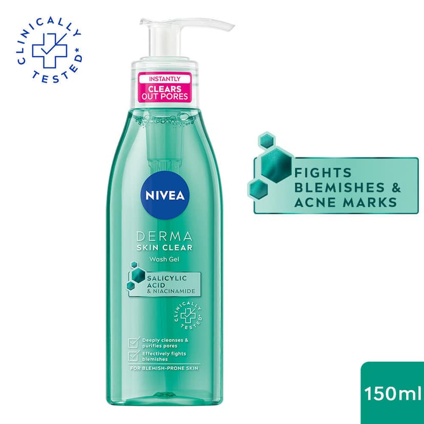Nivea Face Derma Activate Wash Gel