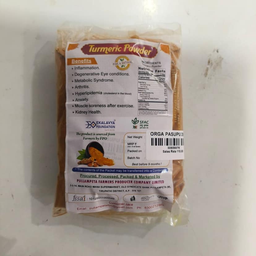 Organic Turmeric Powder (Pasupu) view 4