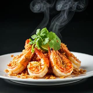 Crispy Garlic Prawns