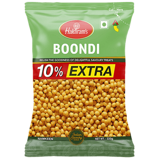 Haldiram's Namkeen - Boondi Plain (Del), 200 G Pouch
