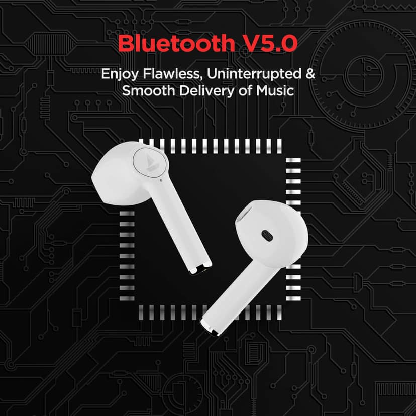 boAt Airdopes 138 TVS Edition | Wireless Earbuds with 13mm Drivers, Bluetooth V5.0+EDR, IWP Technology, 650mAh Pocket friendly Charging Case, 12 Hours nonstop music Ivory White view 5