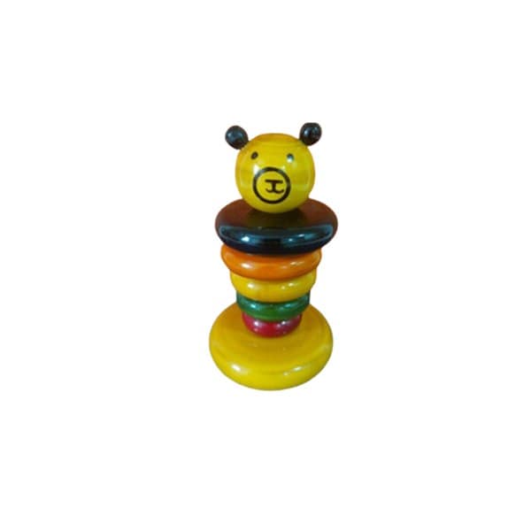 Wooden 5 Rings Joker Stacker