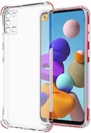 PLUGTECH TPU Ultra Hybrid Clear Camera Protection Back Cover Case for Samsung A21S