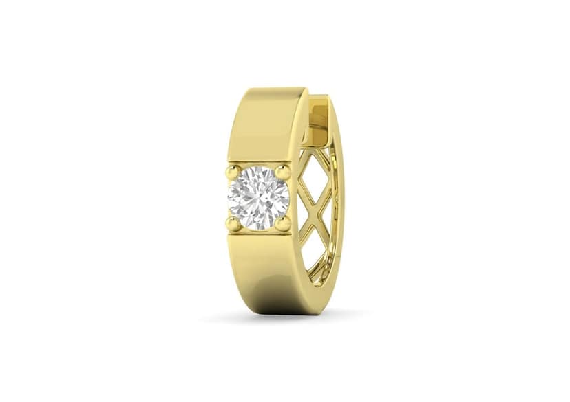 Round Solitaire Bali For Men (1 Pc Only)