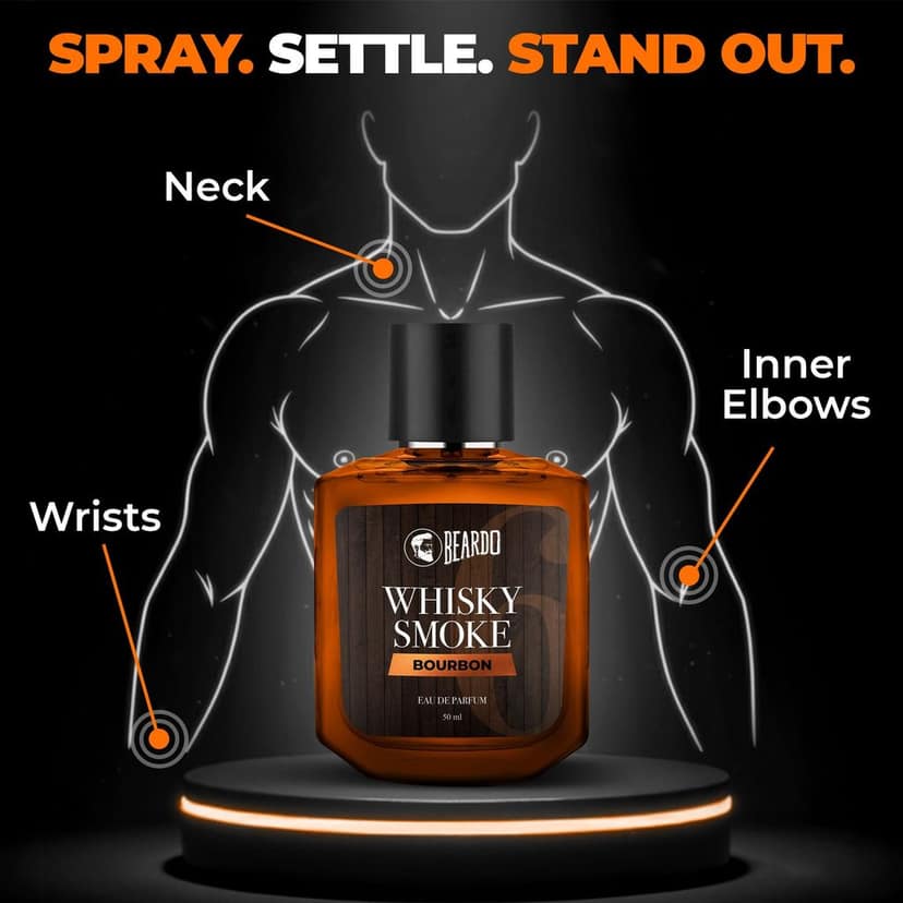 Beardo Whisky Smoke Bourbon Perfume EDP view 5