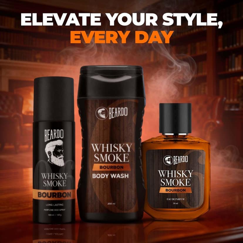 Beardo Whisky Smoke Bourbon Perfume EDP view 6