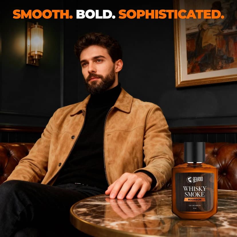 Beardo Whisky Smoke Bourbon Perfume EDP view 7
