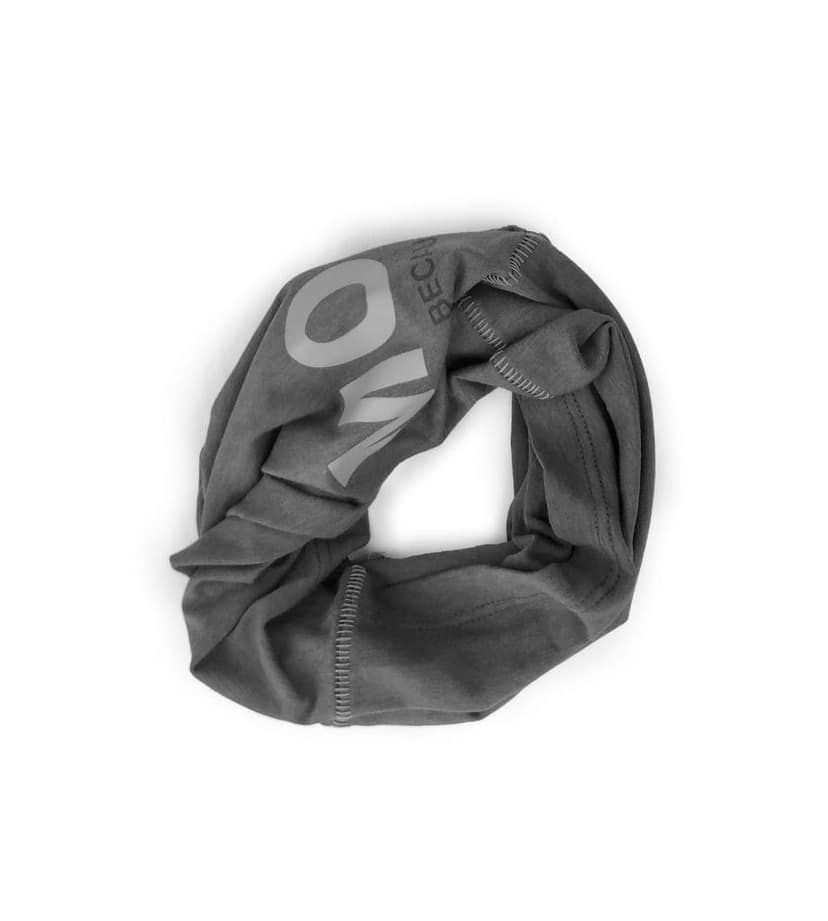 FREECULTR Unisex Bamboo Bandana, Anti Microbial Super Soft & Comfort Fit, Breathable Multipurpose Headband, Face Mask for Dust Protection and Sun - Printed Pack of 2-Black,Charcoal view 6
