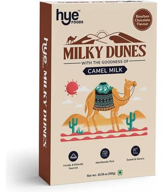 HYE FOODS Milky Dunes | Made From Camel Milk | Bourbon Chocolate Flavoured Milk 300 g
