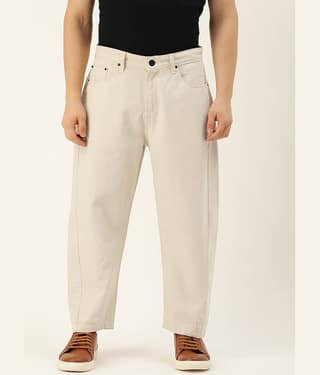 Bene Kleed Regular Fit Solid Men's Jeans - Beige ( Pack of 1 )