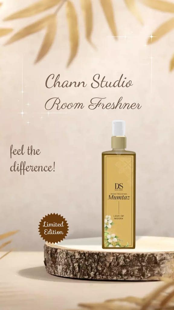 Chann Studio Mumtaz Room Freshener Spray - 200 ML | Citrus Fresh, Mogra, Rajnigandha, Rose Garden, Magic of Flowers | Nature-Inspired Fragrance | Long-Lasting Odour Eliminator for Home & Office view 5