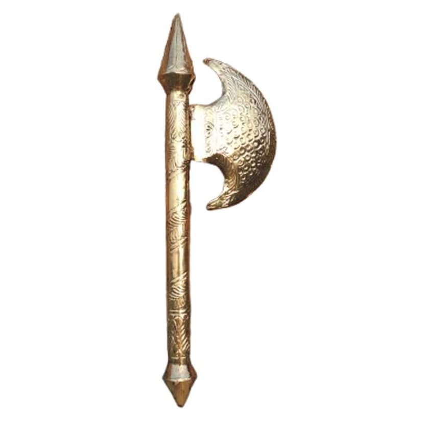 Brass Bhagwan Parshuram Farsa, Height : 20.5 Inch (ZMAS621 D) view 3