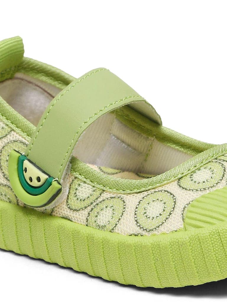 Premium Kiwi Ballerinas - Green (Girls) view 2