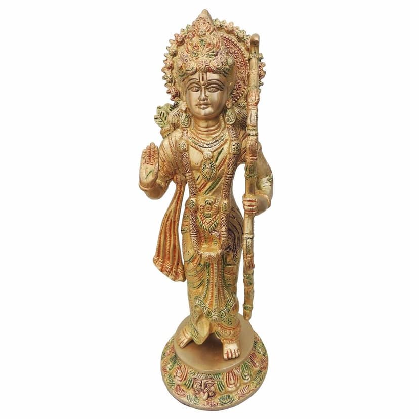 Brass Showpiece Ram Ji Statue (BSMAS886 R) view 2