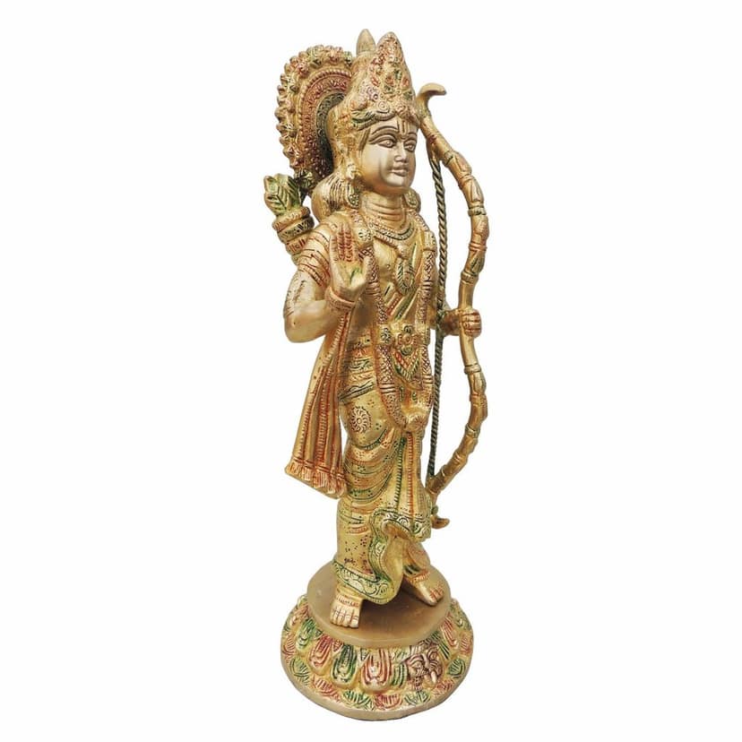 Brass Showpiece Ram Ji Statue (BSMAS886 R) view 3
