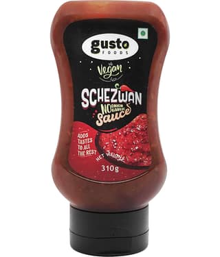 Gusto Foods No Onion No Garlic Schezwan Sauce 310 g