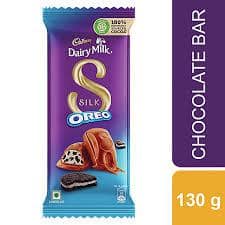 Cadbury Dairy Milk Silk Oreo Chocolate Bar, 130 G