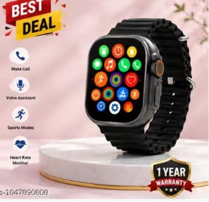 Colours Waterproof LSMARTWATCH ultra Full screen Watch Series 8 For Men & Women 5G Network watchED view 4