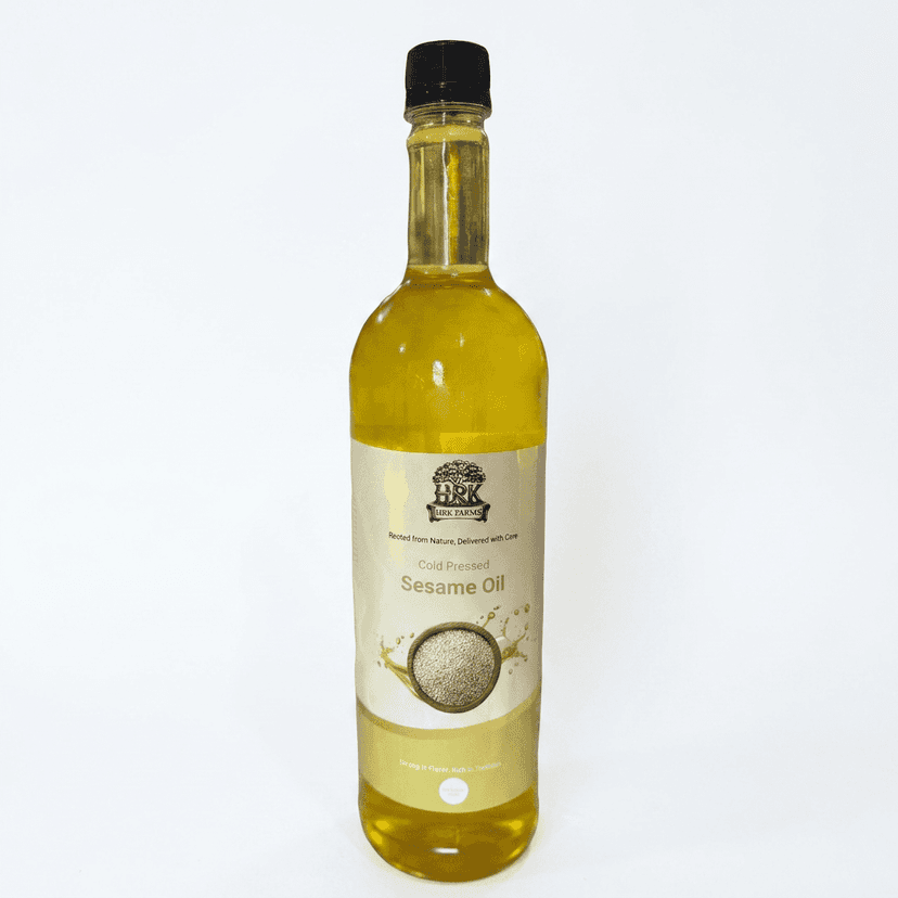 Wood Pressed Sesame Oil (Cold Pressed | Chemical-Free | HRK Farms) view 2