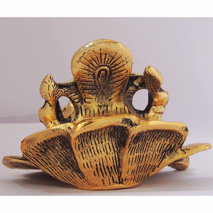 Aluminium Showpiece Gudal Ganesh (ASMAS288 G) view 3